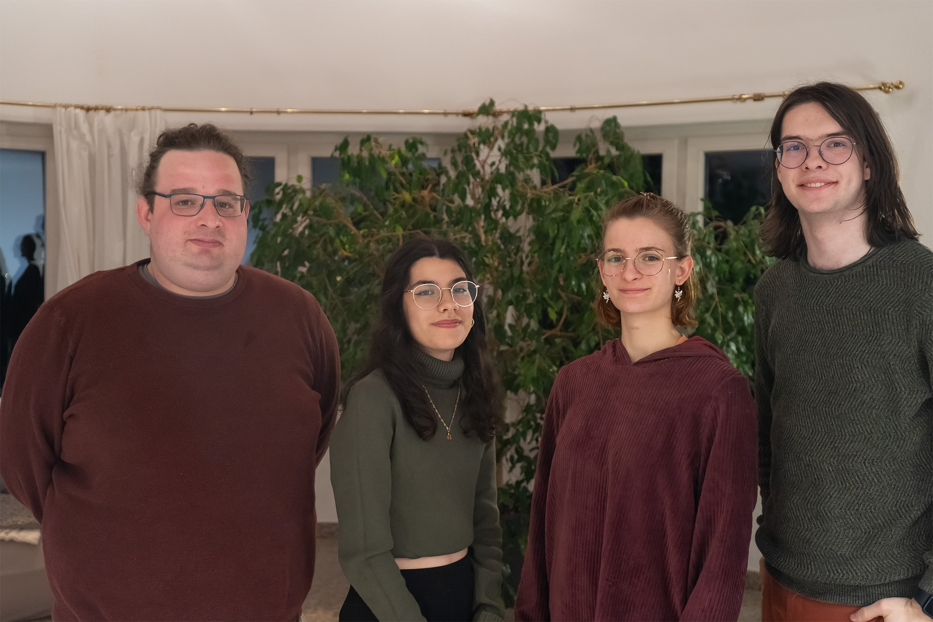 (Bild: Von links nach rechts: Sandro Werlen, Maria Carneiro Rodrigues, Felicitas Penzien und Eric Studer) (Bild: Von links nach rechts: Sandro Werlen, Maria Carneiro Rodrigues, Felicitas Penzien und Eric Studer)